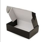 Boîtes en carton industrielles noires de carton d'expédition de carton de rectangle multifonctionnelles