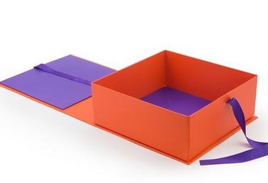 Boîte-cadeau pliables de carton pliant la boîte en carton avec le couvercle magnétique